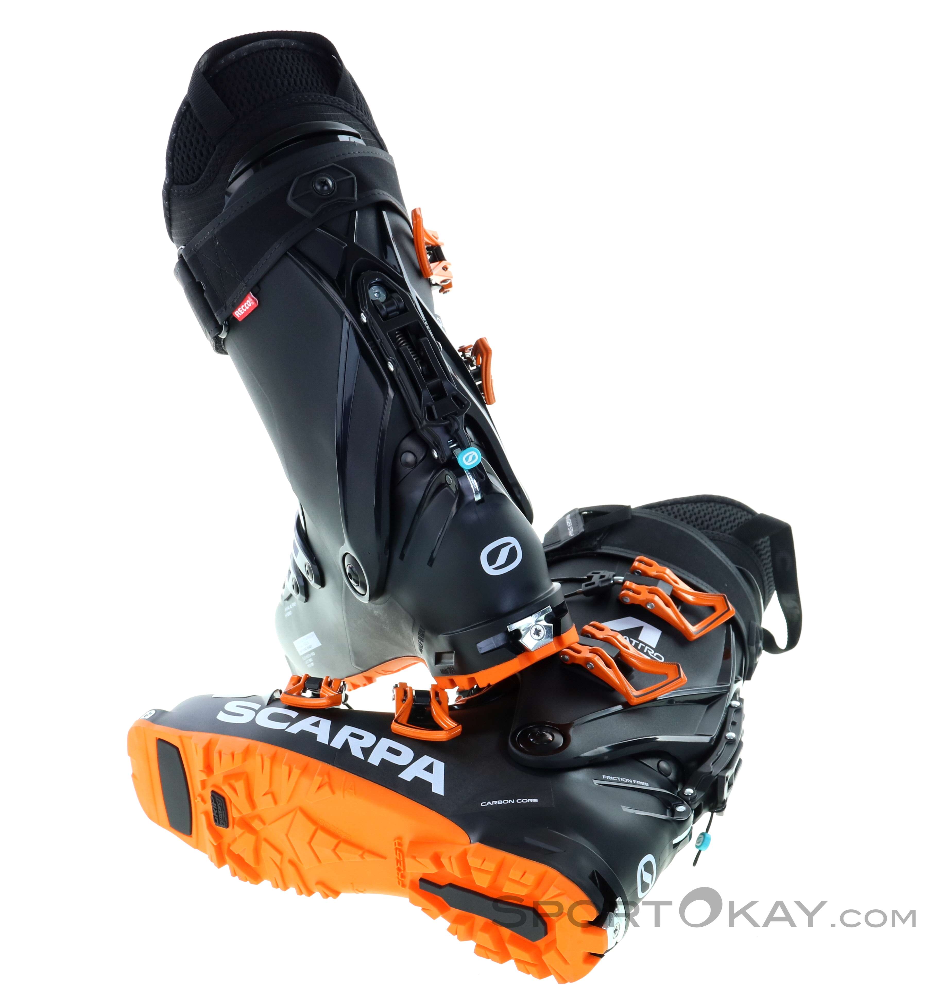 Scarpa 4-Quattro Mens Ski Touring Boots - Ski Touring Boots - Touring Boots Ski Touring - All