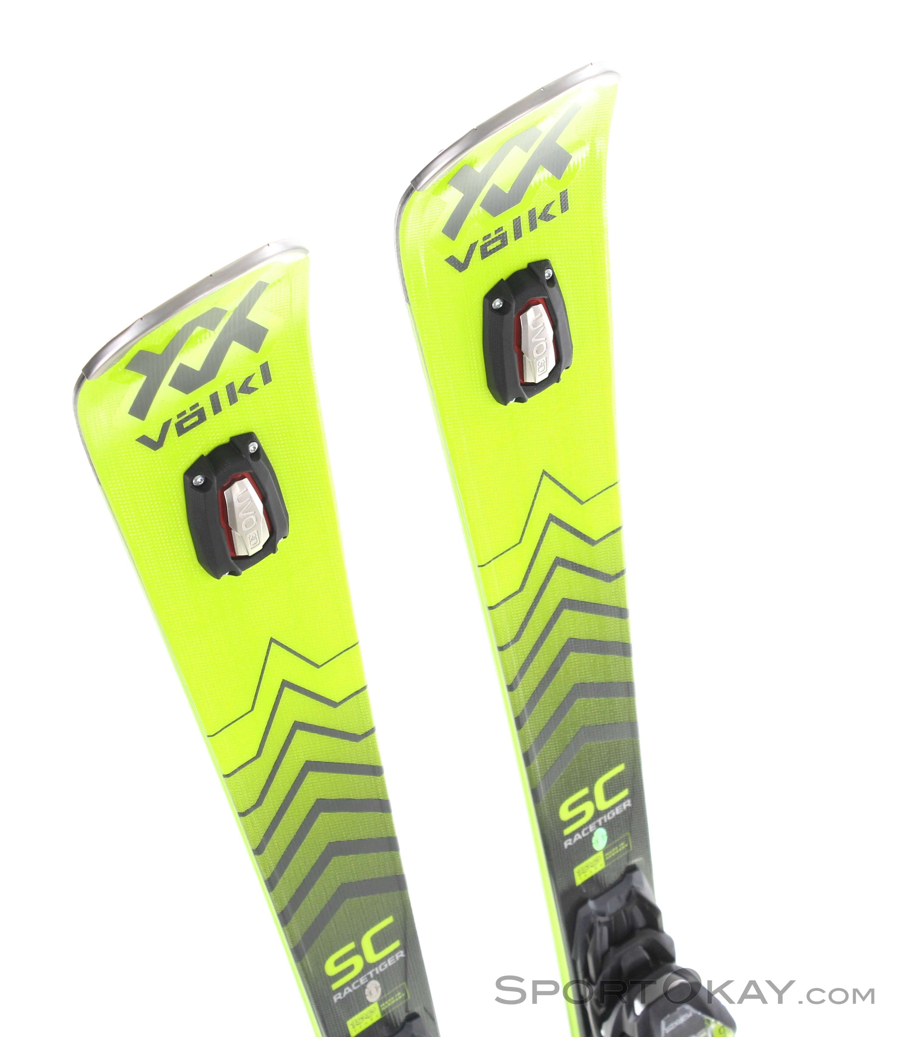 Völkl Racetiger SC Yellow + vMotion 12 GW Ski Set 2023 - Alpine