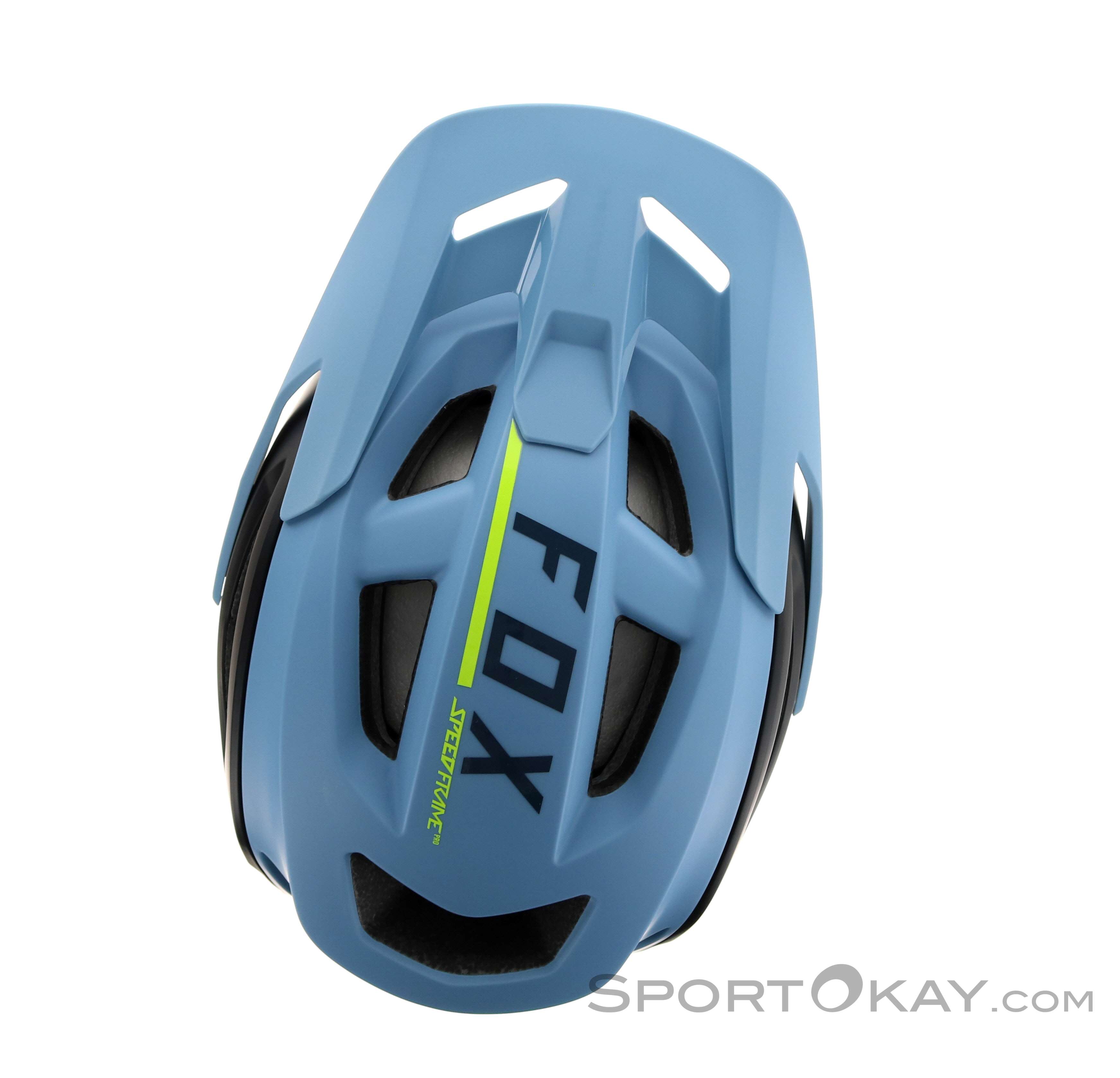 Fox speedframe pro helmet blue online steel