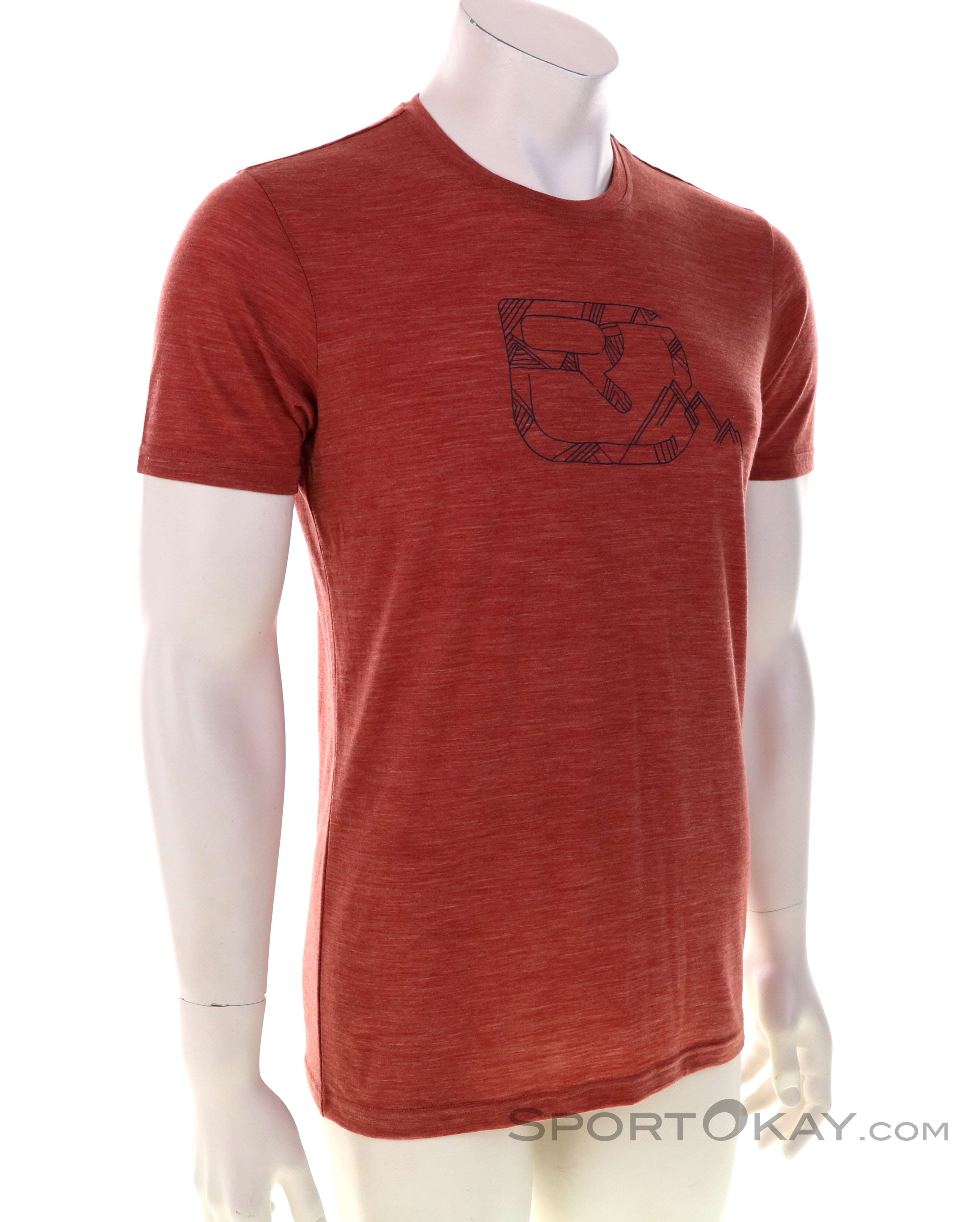 120 Cool Tec Mtn Stripe T-Shirt M Wild Herbs