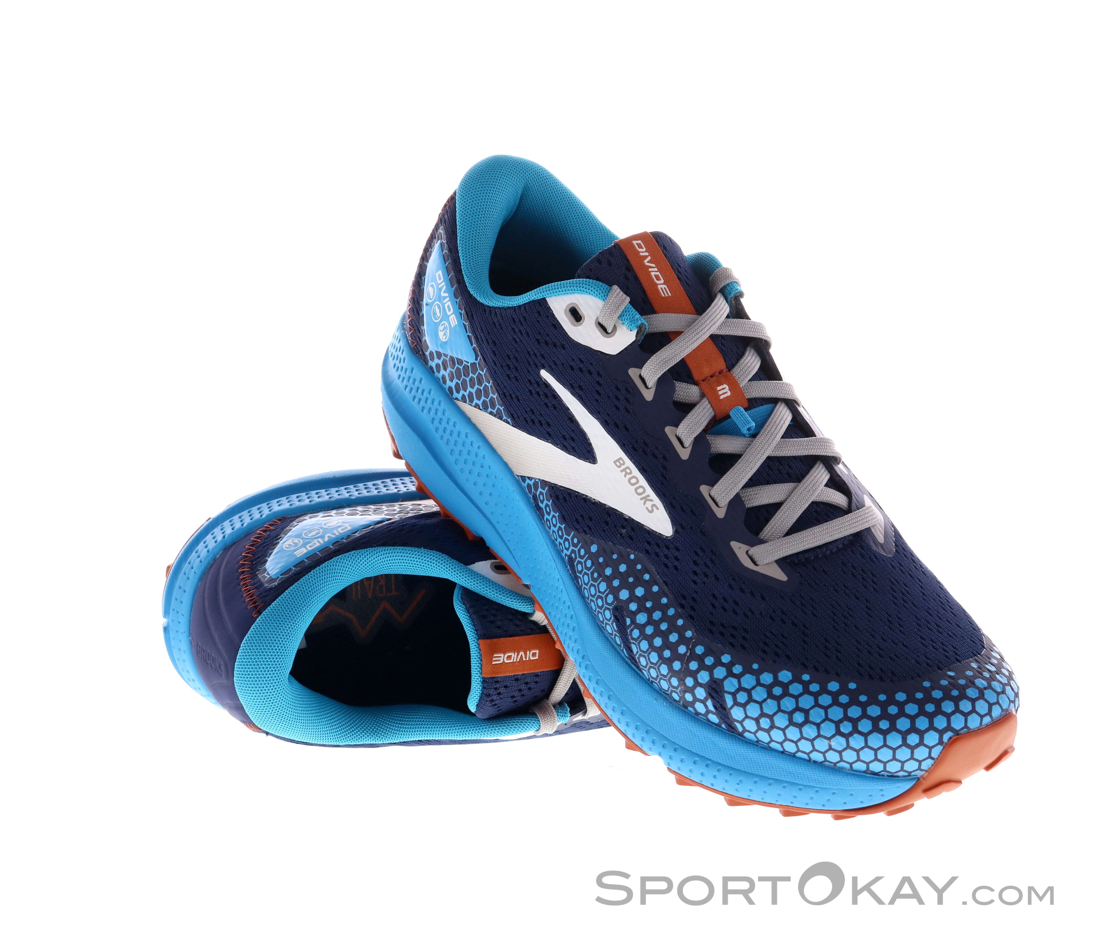 Brooks CASCADIA 16 - Zapatillas de trail running - peacoat atomic blue  rooibos/azul 