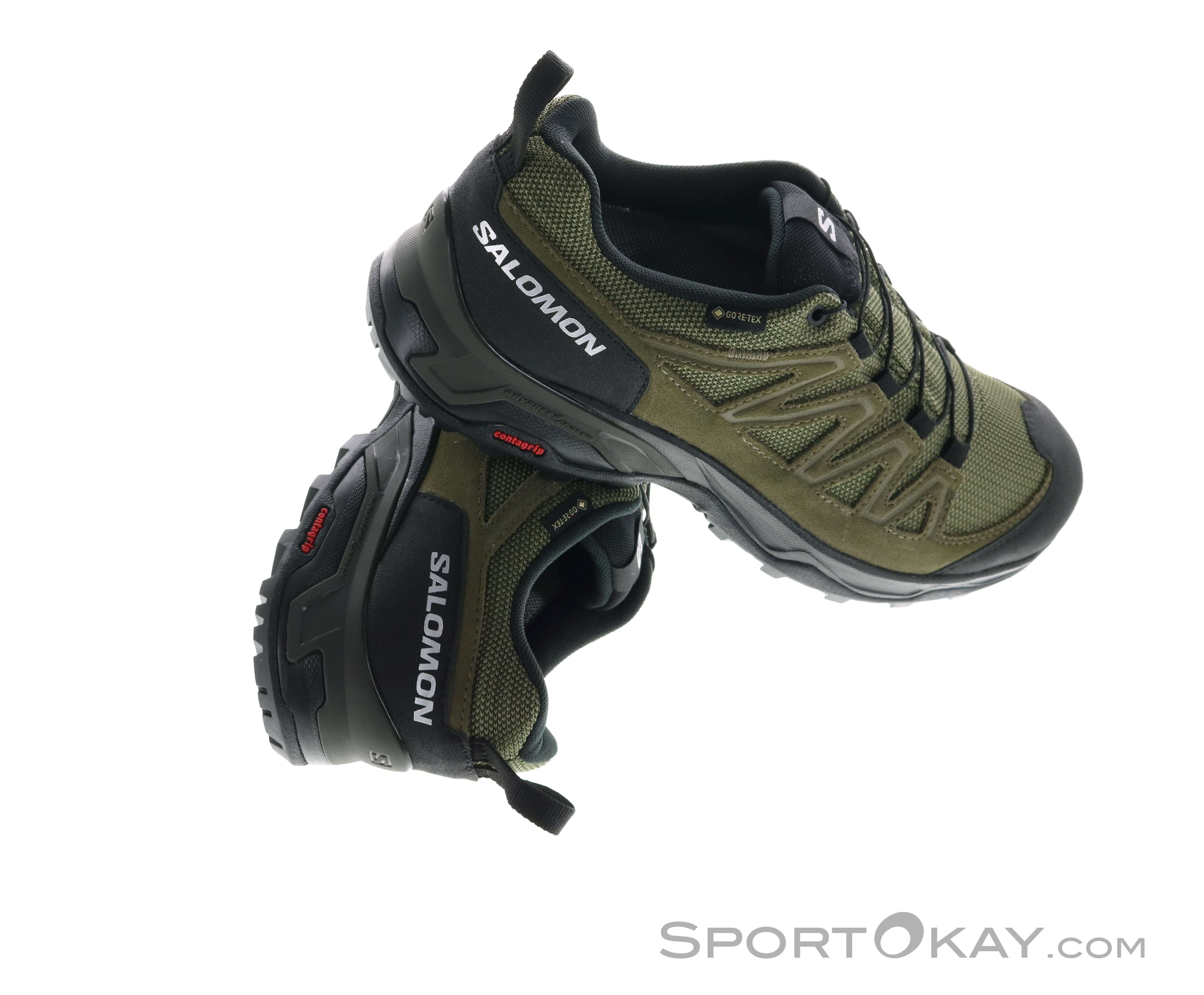 Salomon X Ward Leather GTX Mens Hiking Boots Gore-Tex - Trekking 