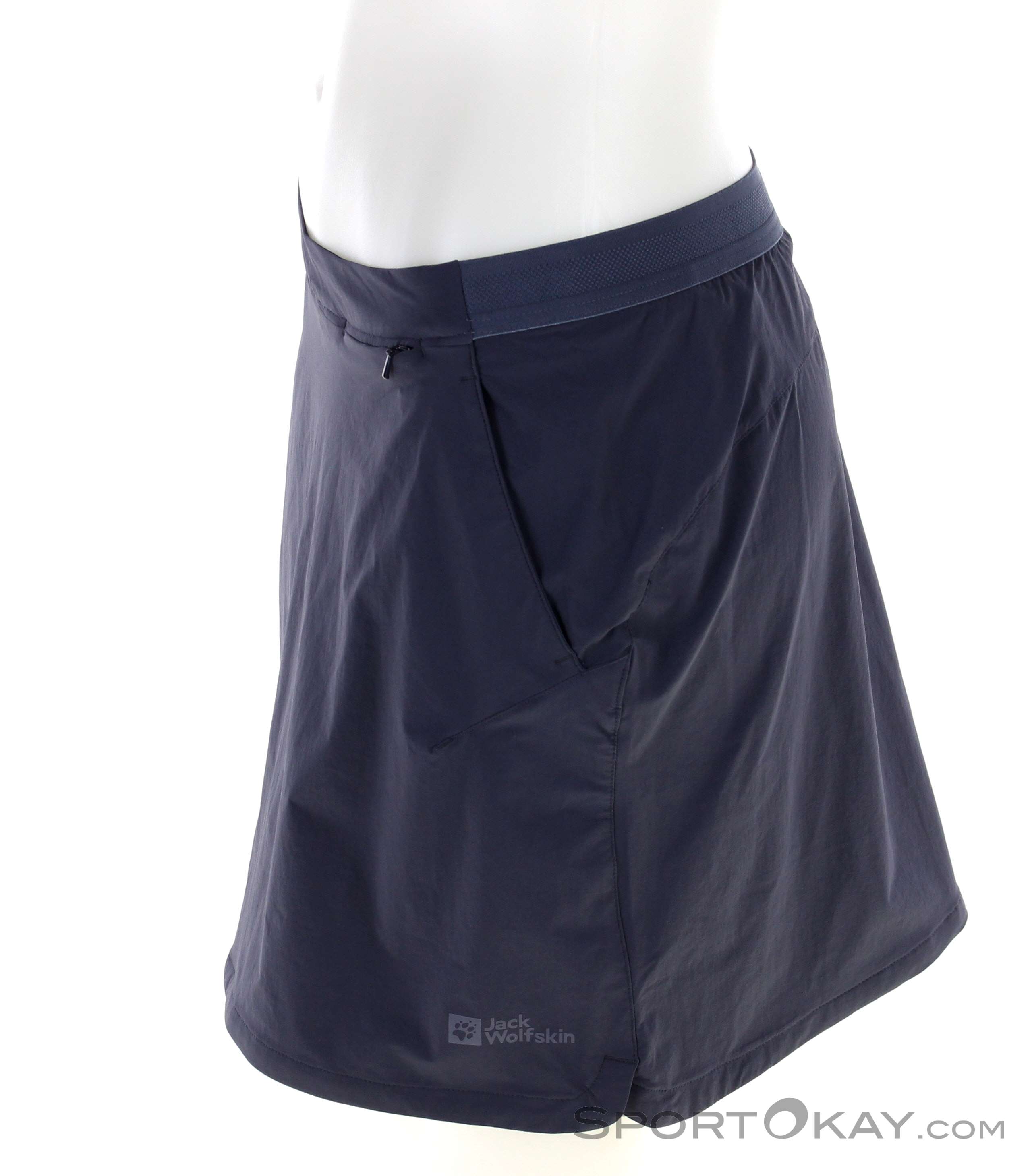 Women Pants - All Skort Outdoor Wolfskin Hilltop Jack - Trail Skirt - Outdoor Outdoor - Clothing