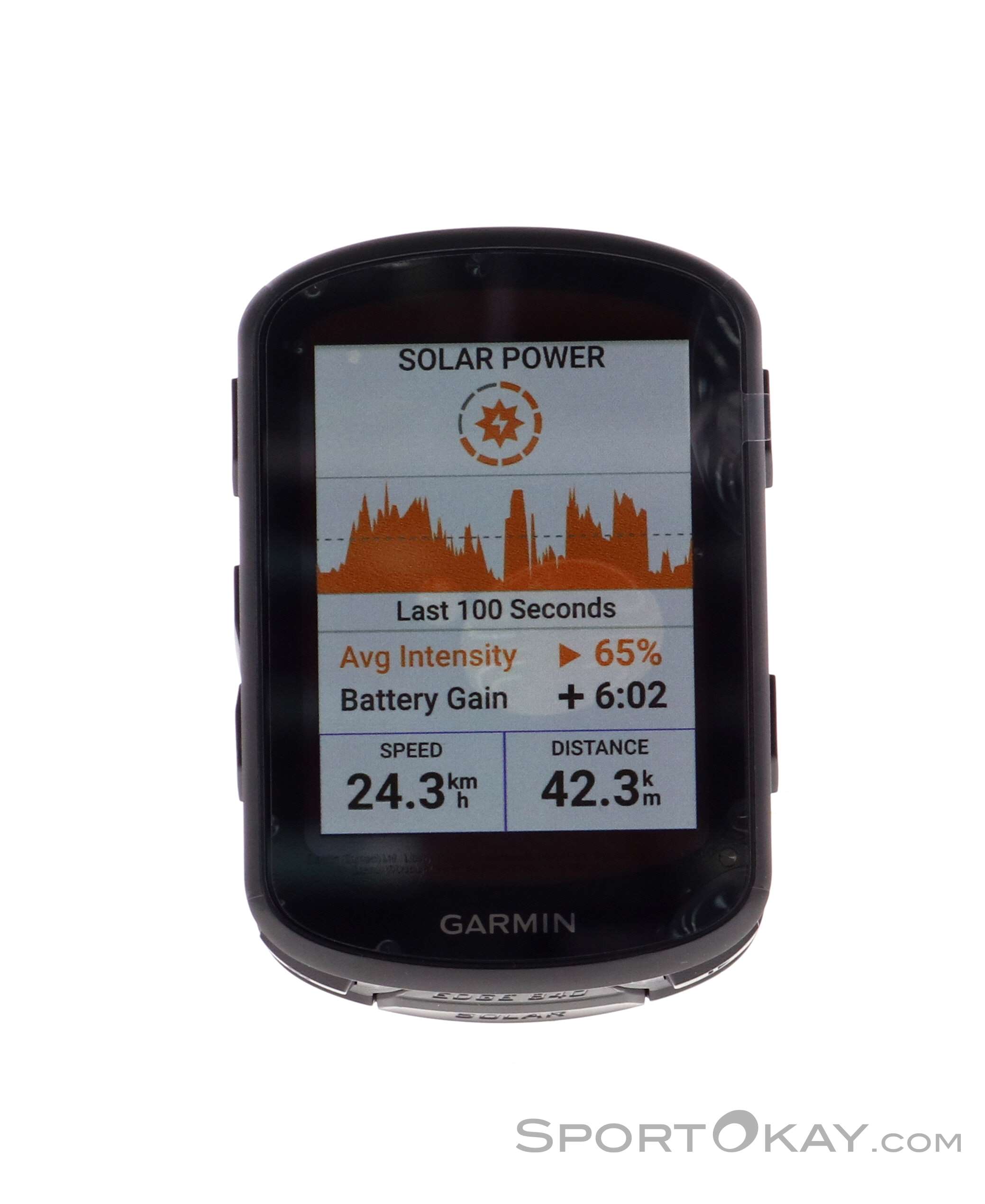 Garmin Edge 840 Solar Bike Computer - GPS, Wireless, Black Bike