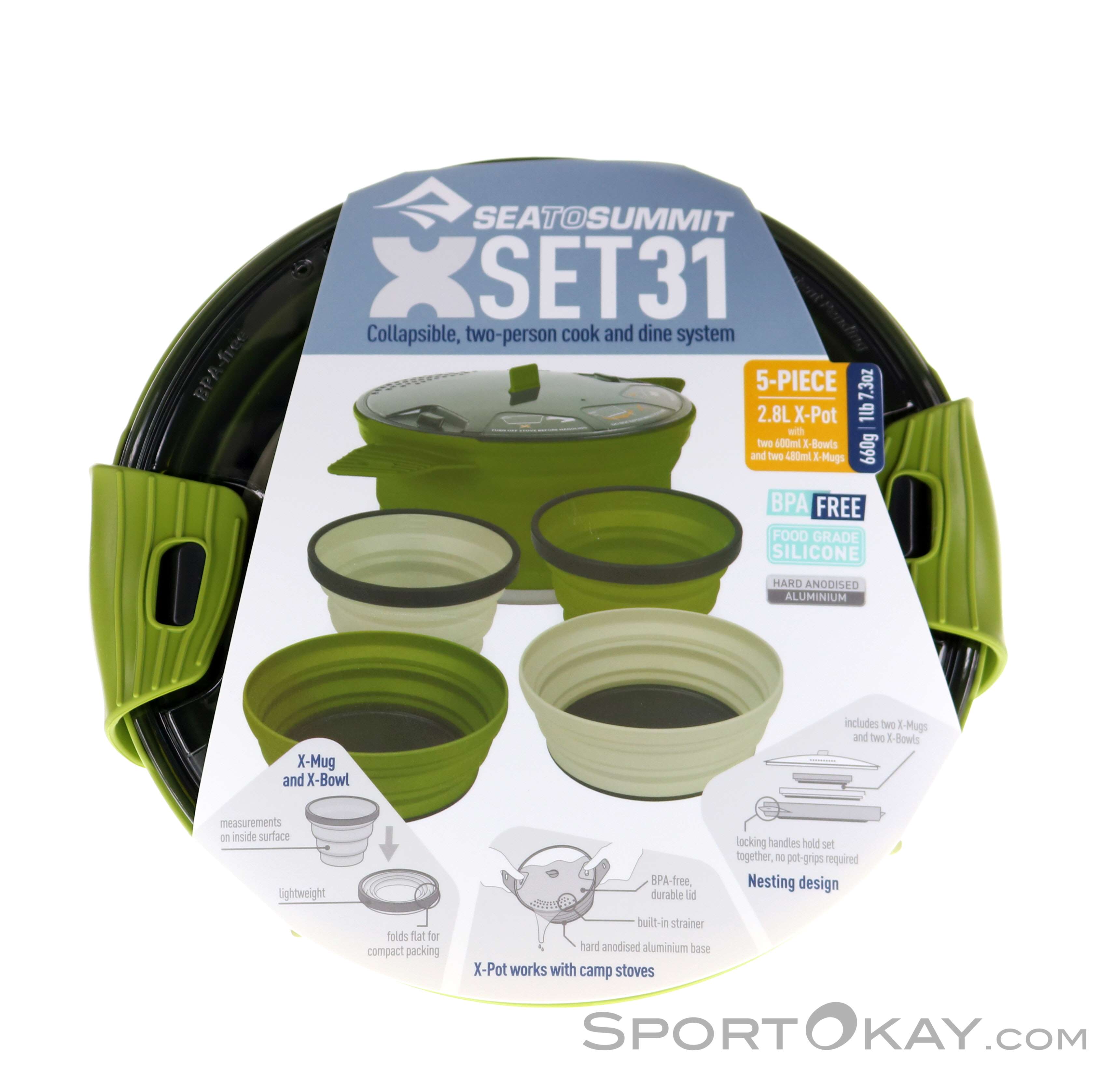 Sea to Summit X-Set 31 Olive