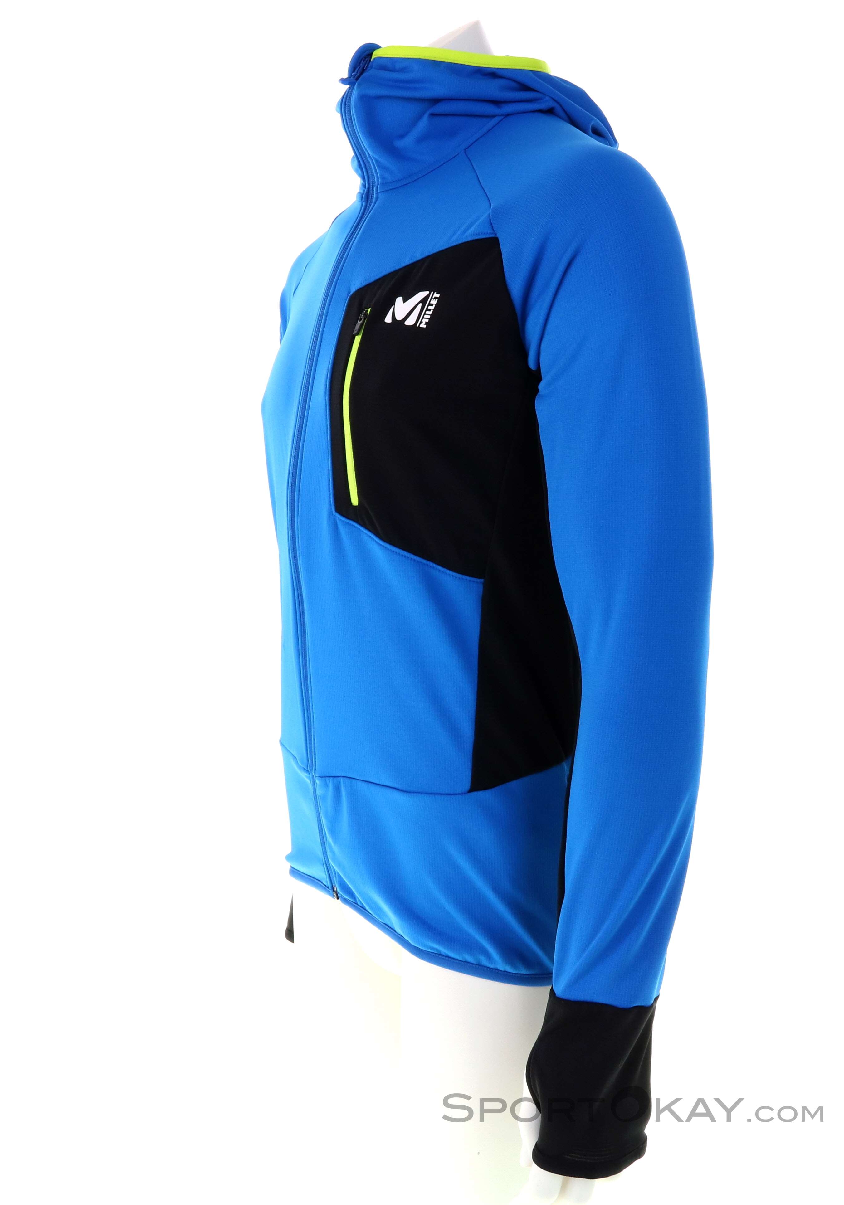 MILLET-RUTOR THERMAL HOODIE M SKY DIVER/BLACK - Ski touring ski fleece  jacket