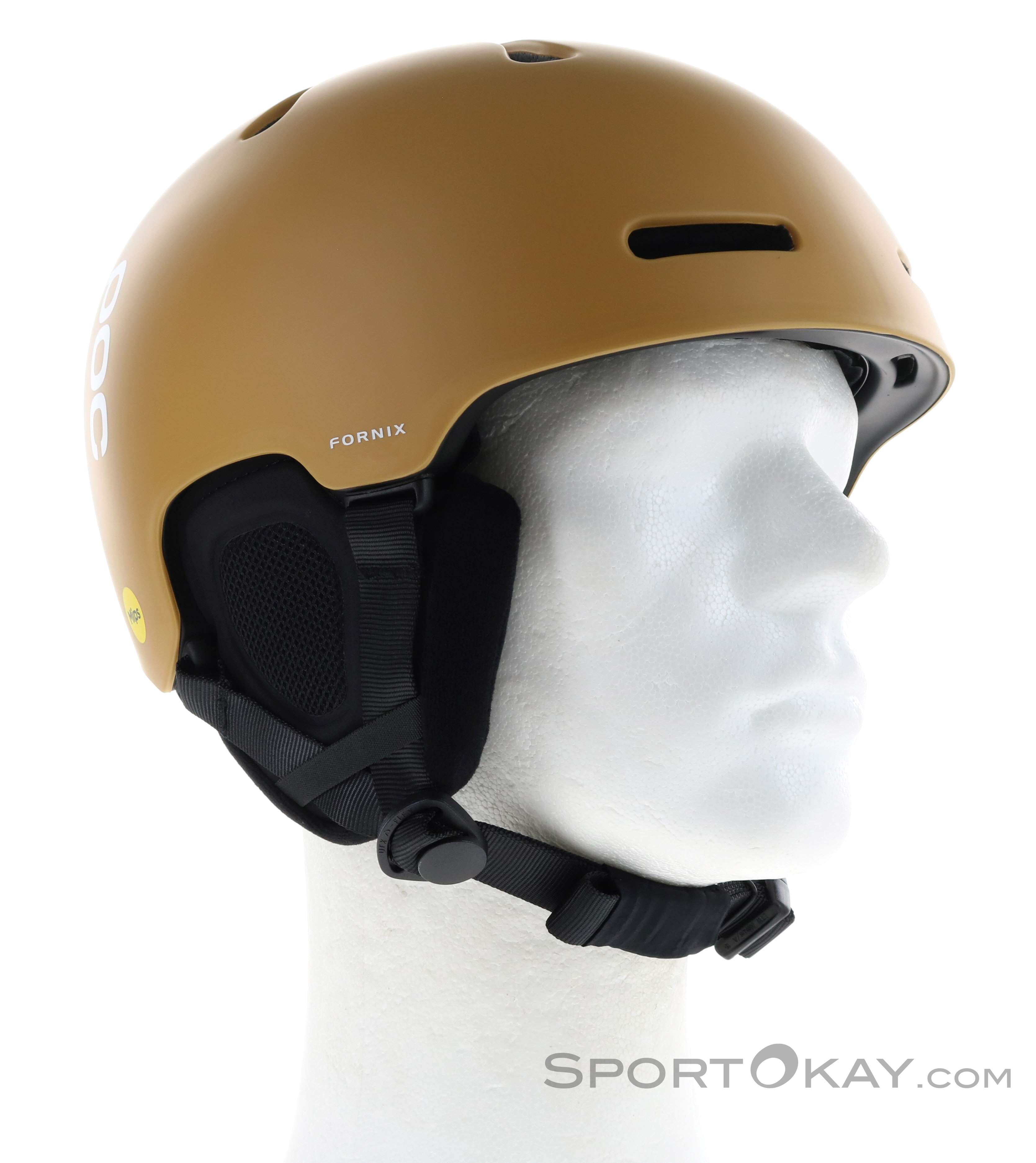 POC Skihelm Snowboardhelm FORNIX MIPS Helm 2024 sulphite yellow matt Helmet