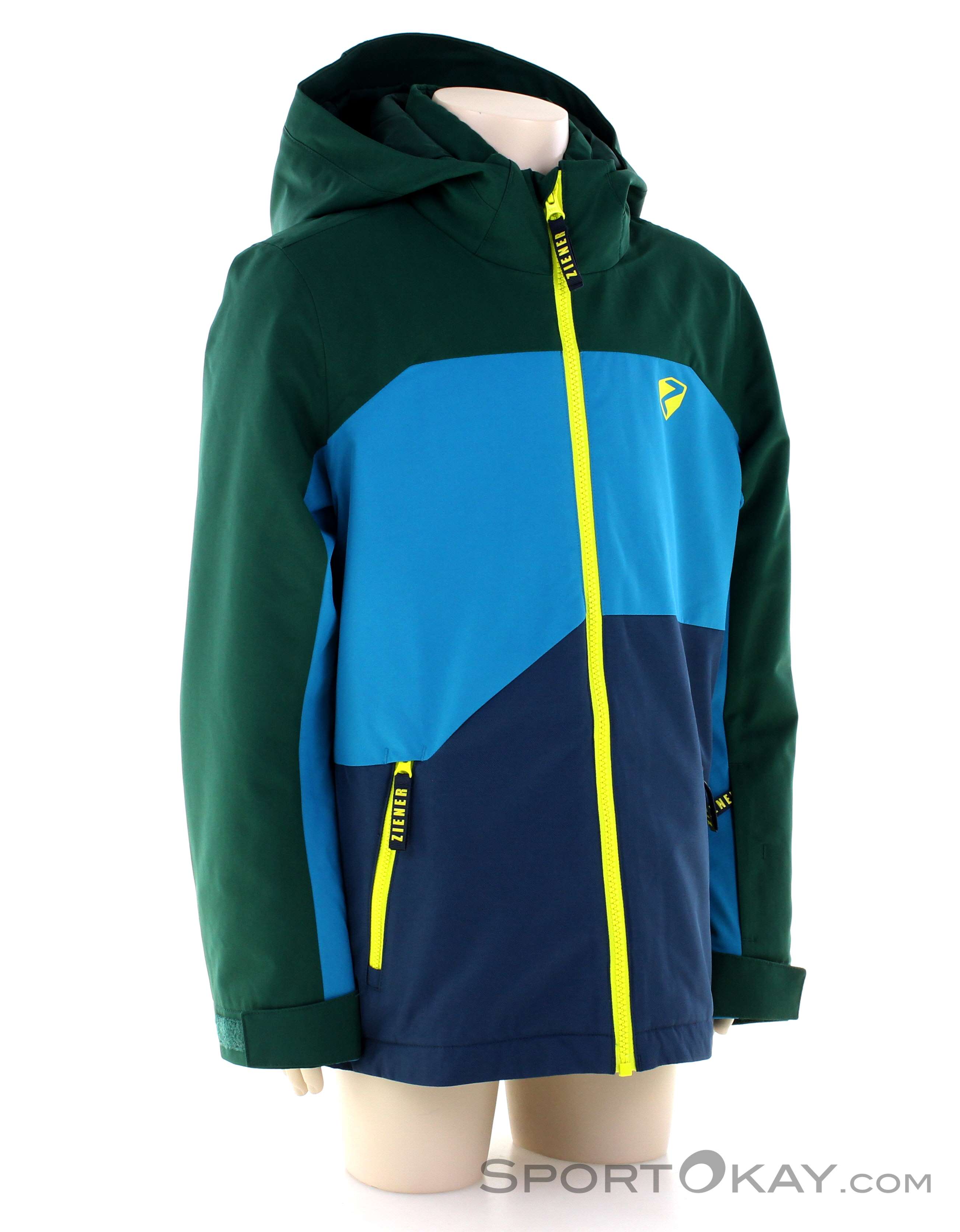 Ziener Ski Jacket - - Anderl All Freeride Jun - Kids Ski Ski Clothing Ski & - Jackets