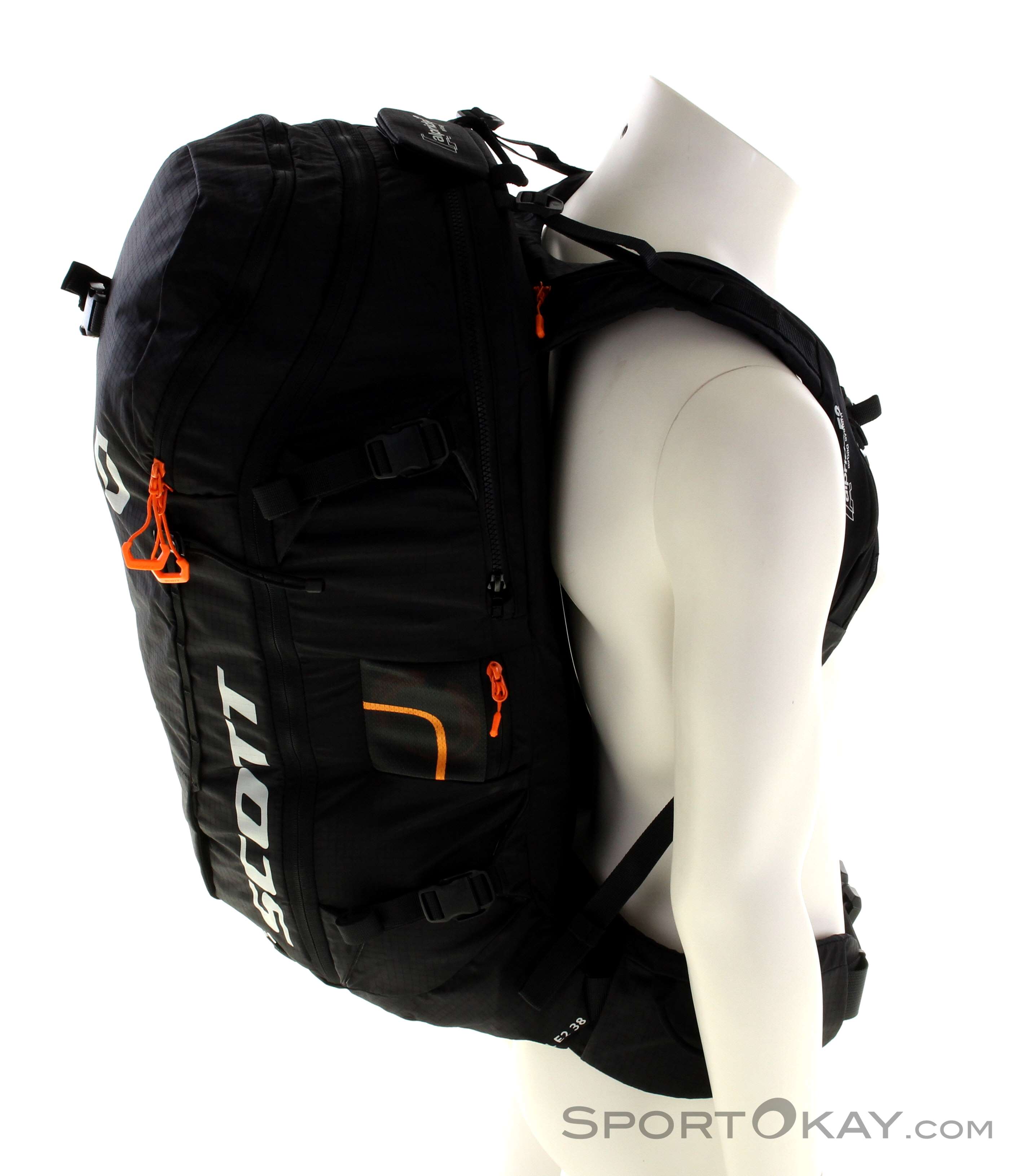 Scott Pack Patrol E2 38 Kit Black Mochilas airbag completas : Snowleader