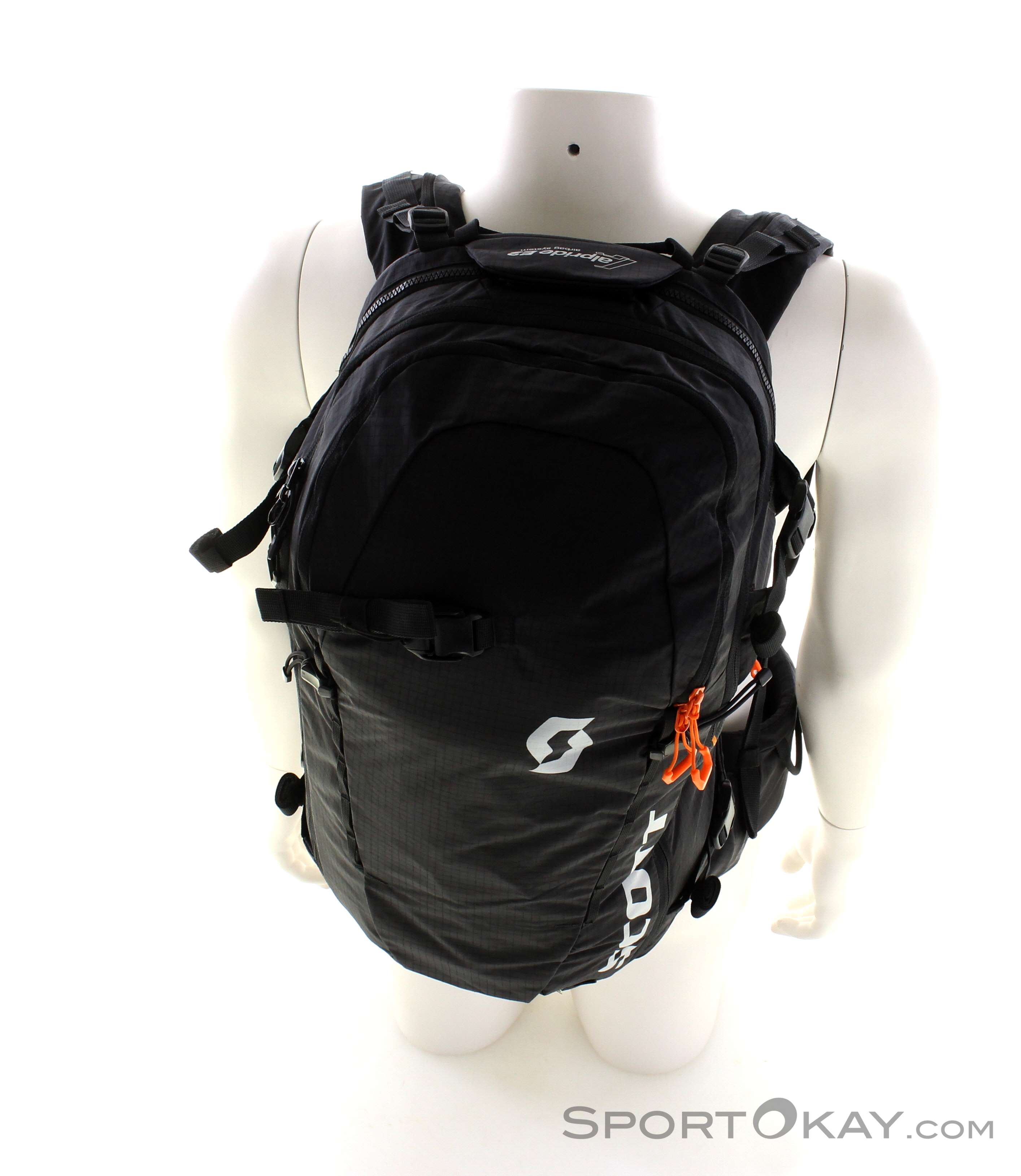 Mochila airbag Scott Pack Patrol E2 38 Kit (negro) - Alpinstore