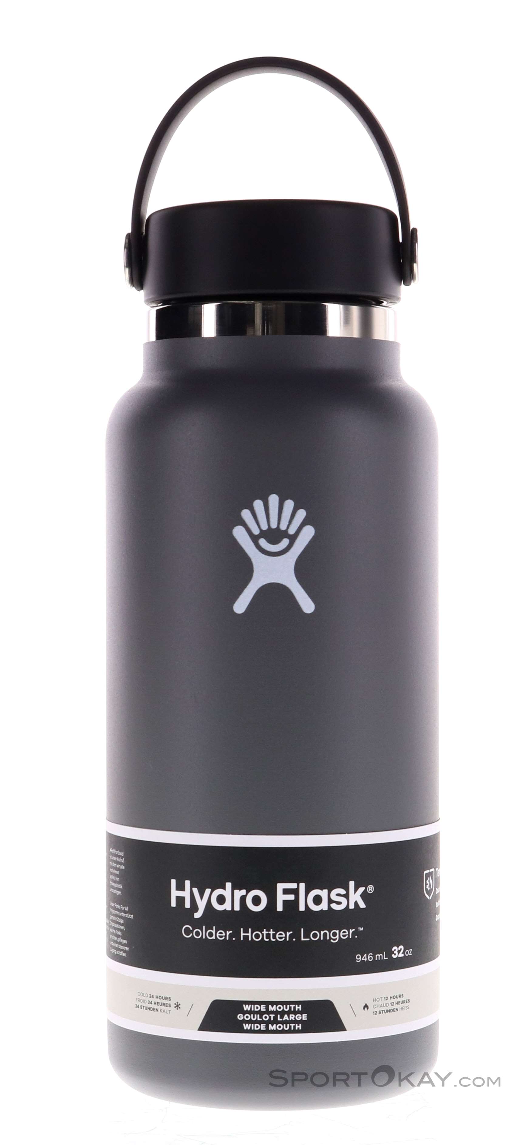Hydro Flask 32oz Wide Flex Straw Cap 946ml Thermos Bottle - Water Bottles -  Fitness Accessory - Fitness - All