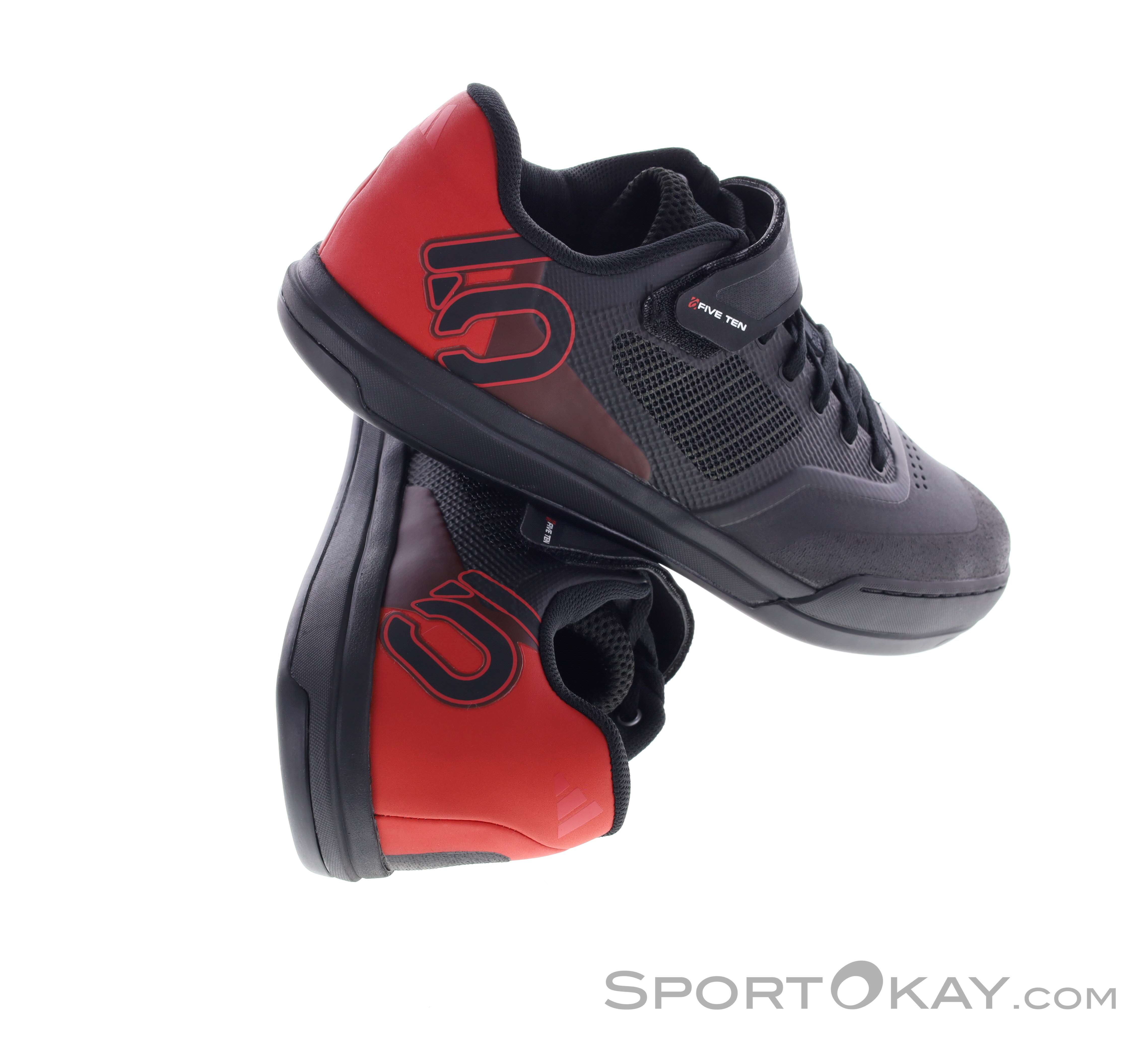 Chaussures De Vélo Five Ten Hellcat Pro - Pointure 38 Femme (7.5 US) - Noir Et Rouge