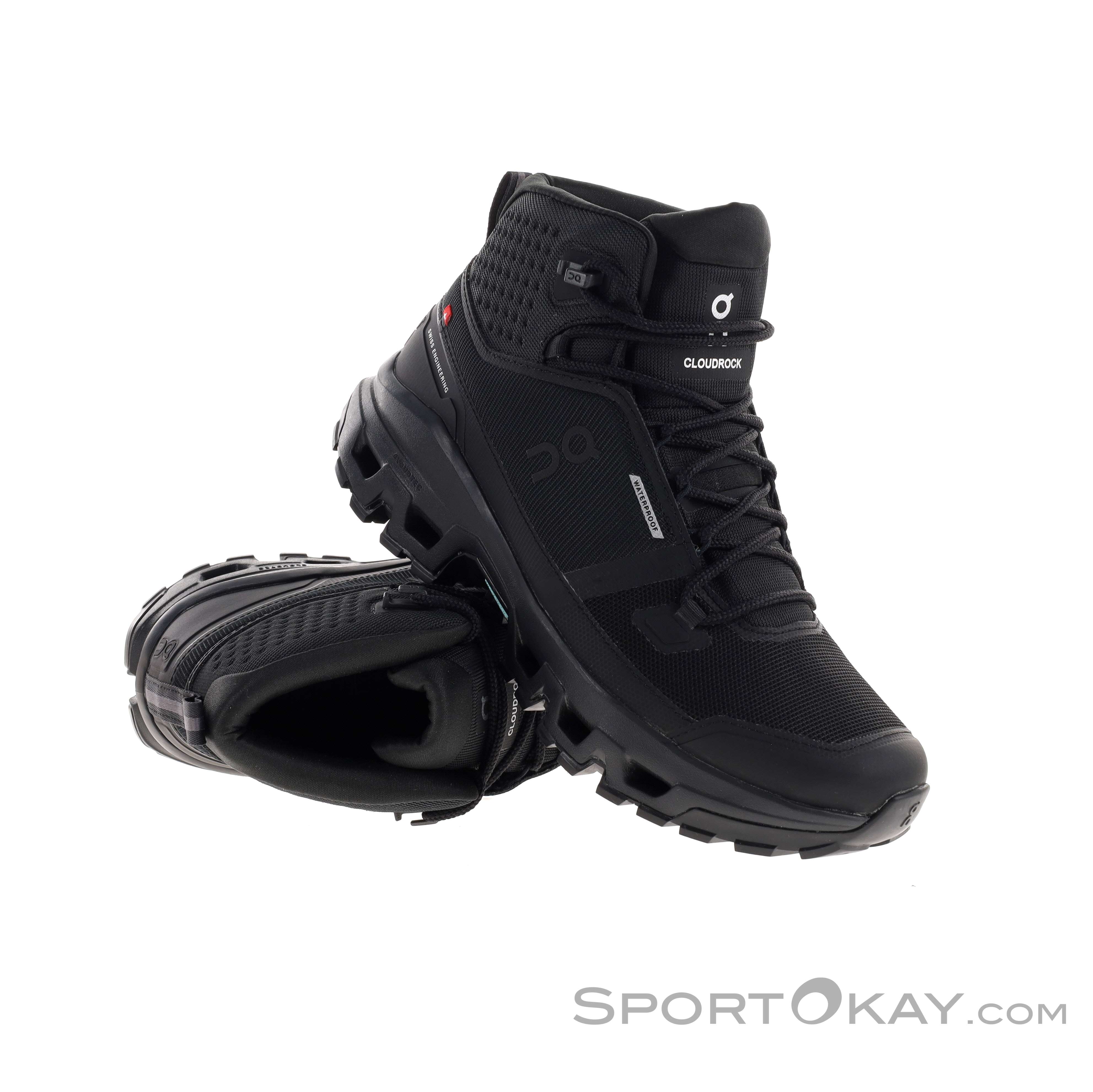On Cloudrock Mid WP Herren Wanderschuhe, On, Schwarz, , Herren, 0262-10535, 5638276566, 7615537234557, N1-01.jpg