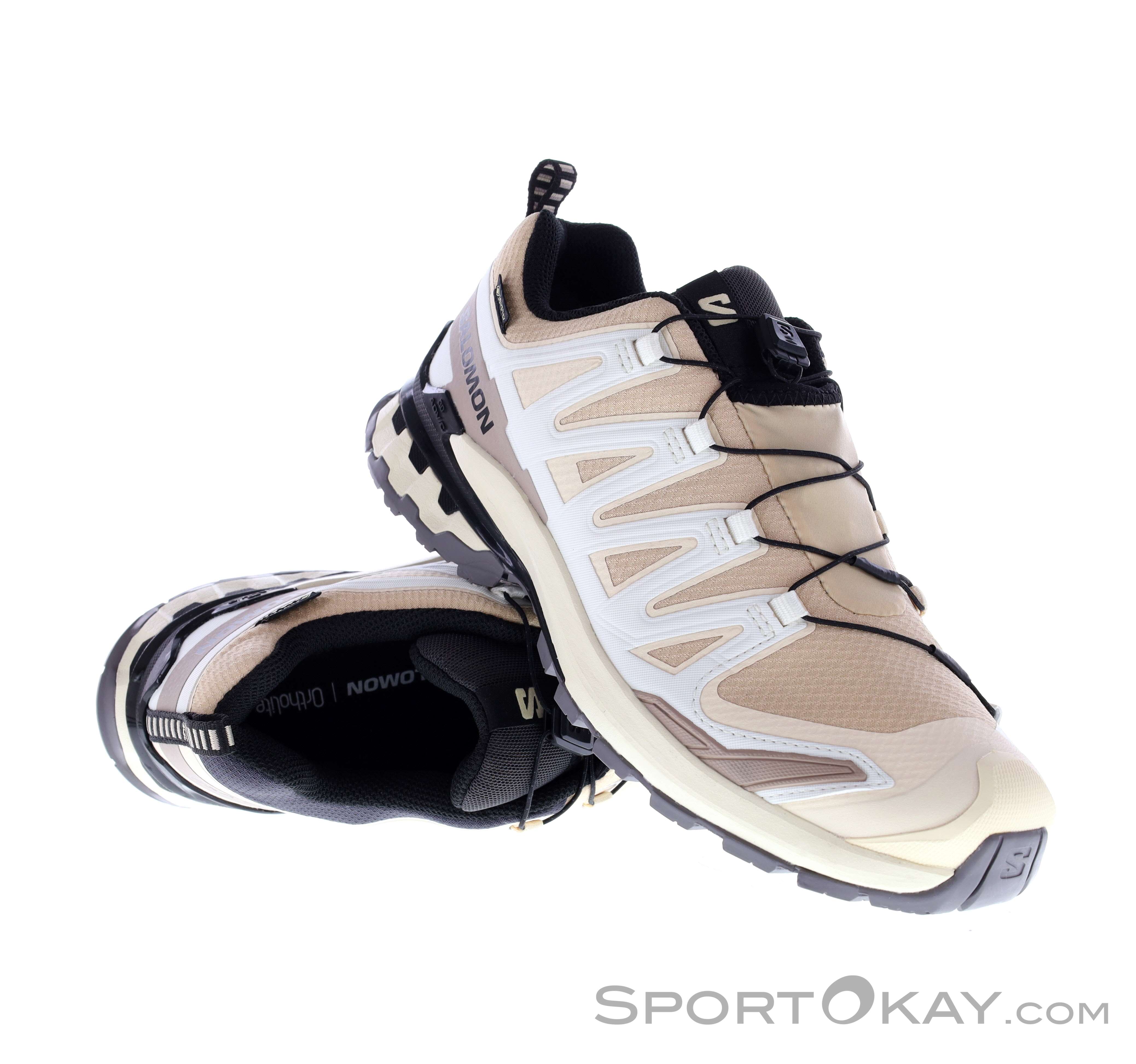 Salomon XA PRO 3D V9 GTX Damen Traillaufschuhe Gore-Tex, Salomon, Beige, , Damen, 0018-11842, 5638278576, 195751917827, N1-01.jpg
