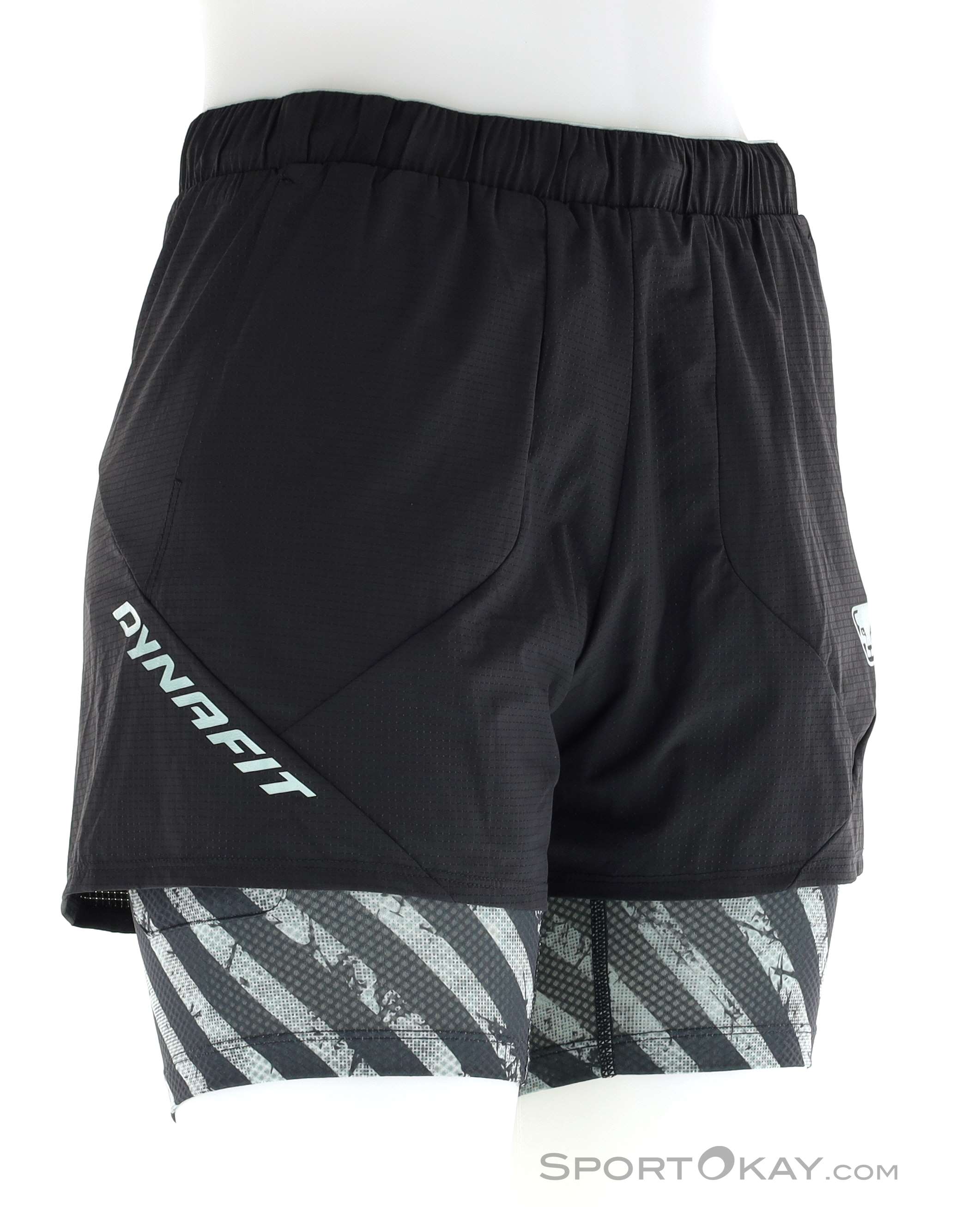 Dynafit Trail 2in1 Shorts Damen Laufhose, Dynafit, Schwarz, , Damen, 0015-11875, 5638281136, 4053866765671, N1-01.jpg