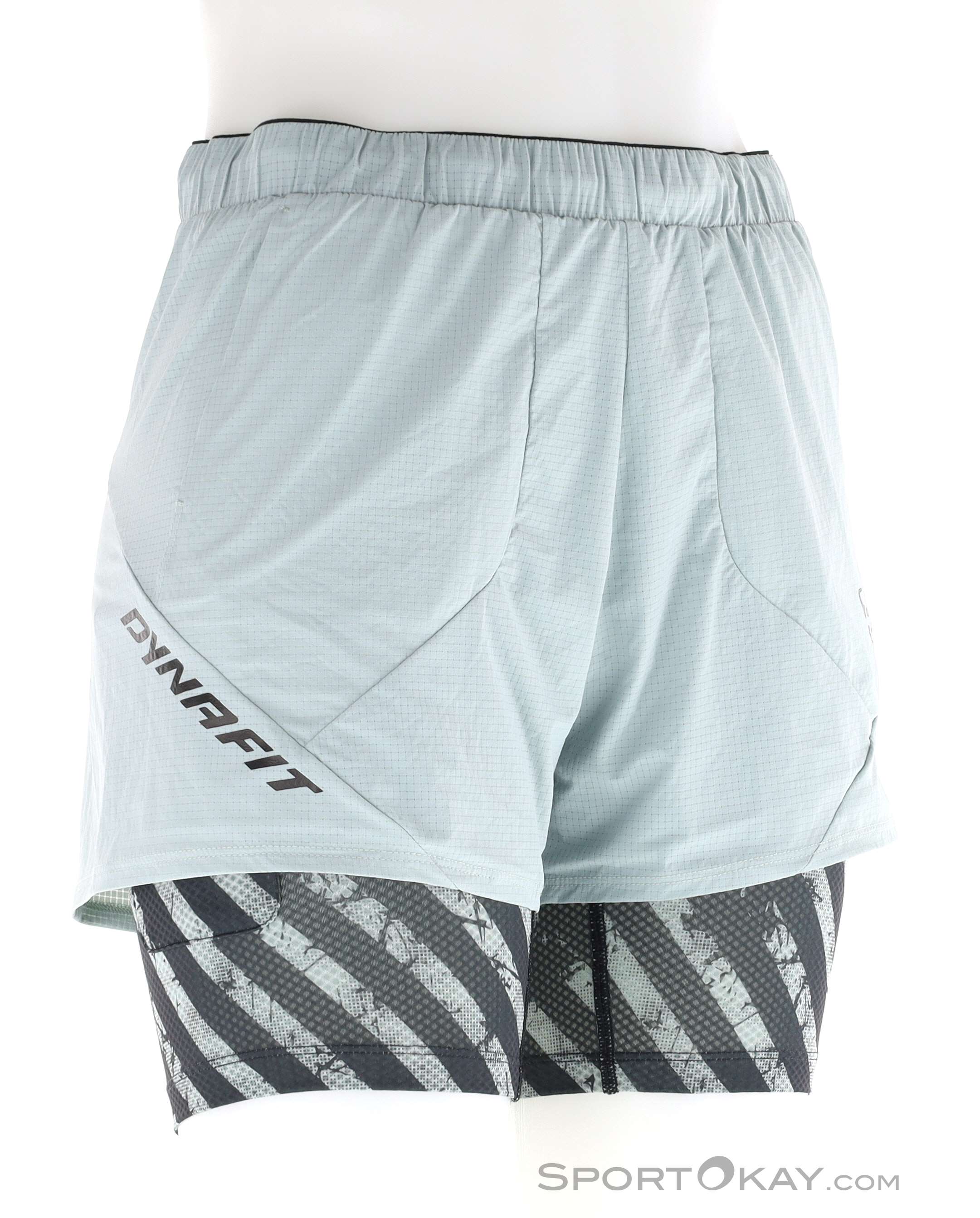 Dynafit Trail 2in1 Shorts Damen Laufhose, Dynafit, Grün, , Damen, 0015-11875, 5638281140, 4053866765596, N1-01.jpg