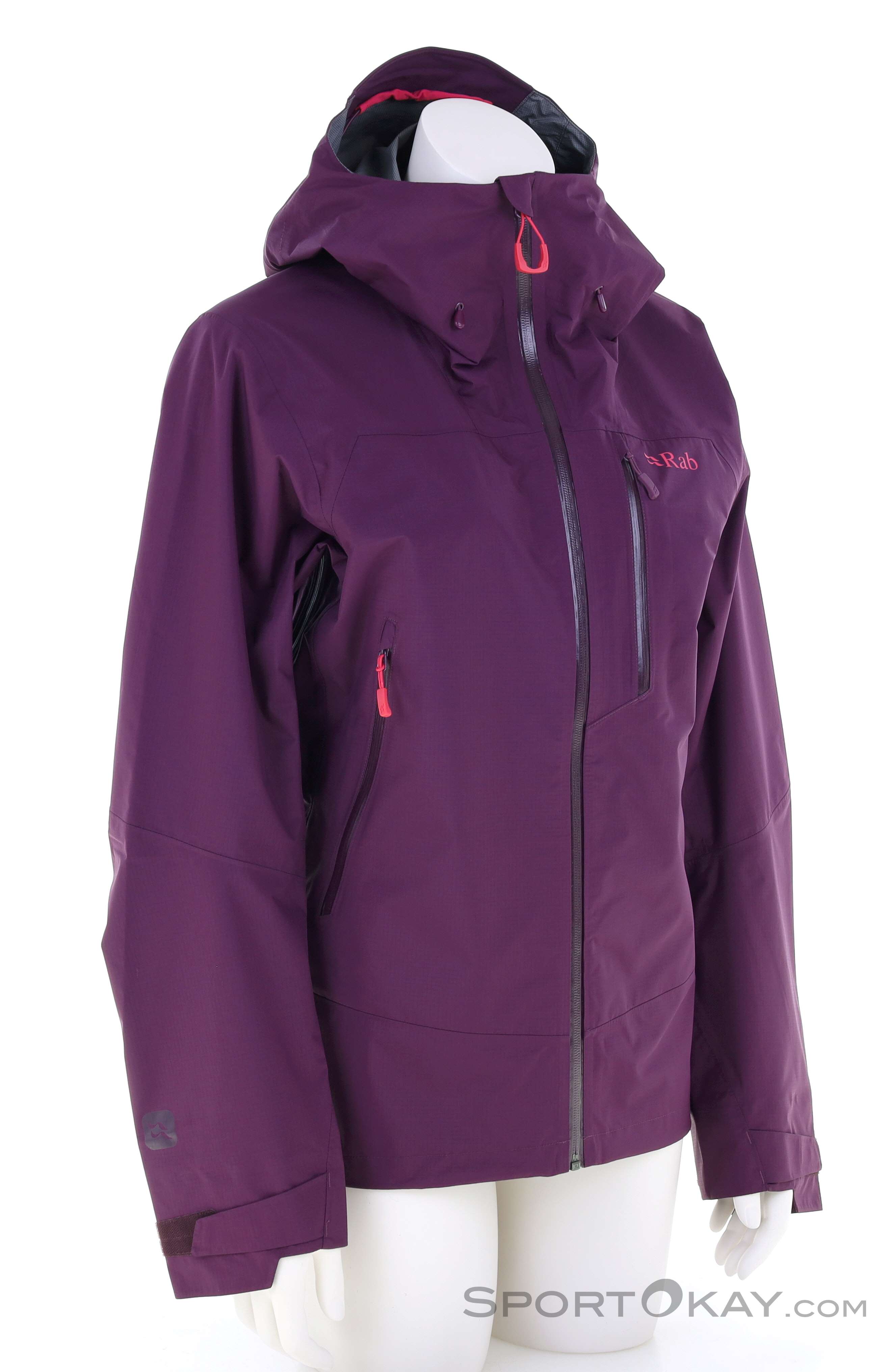 Rab Downpour Mountain HS Damen Outdoorjacke, Rab, Lila, , Damen, 0474-10120, 5638285339, 5059913165875, N1-01.jpg
