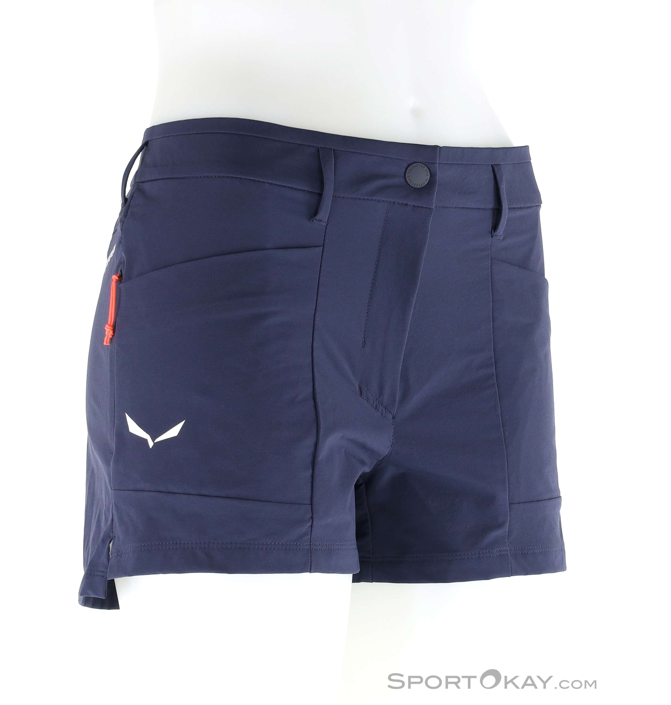 Salewa Puez DST Cargo Damen Outdoorshort, Salewa, Dunkel-Blau, , Damen, 0032-11579, 5638291595, 4053866378239, N1-01.jpg