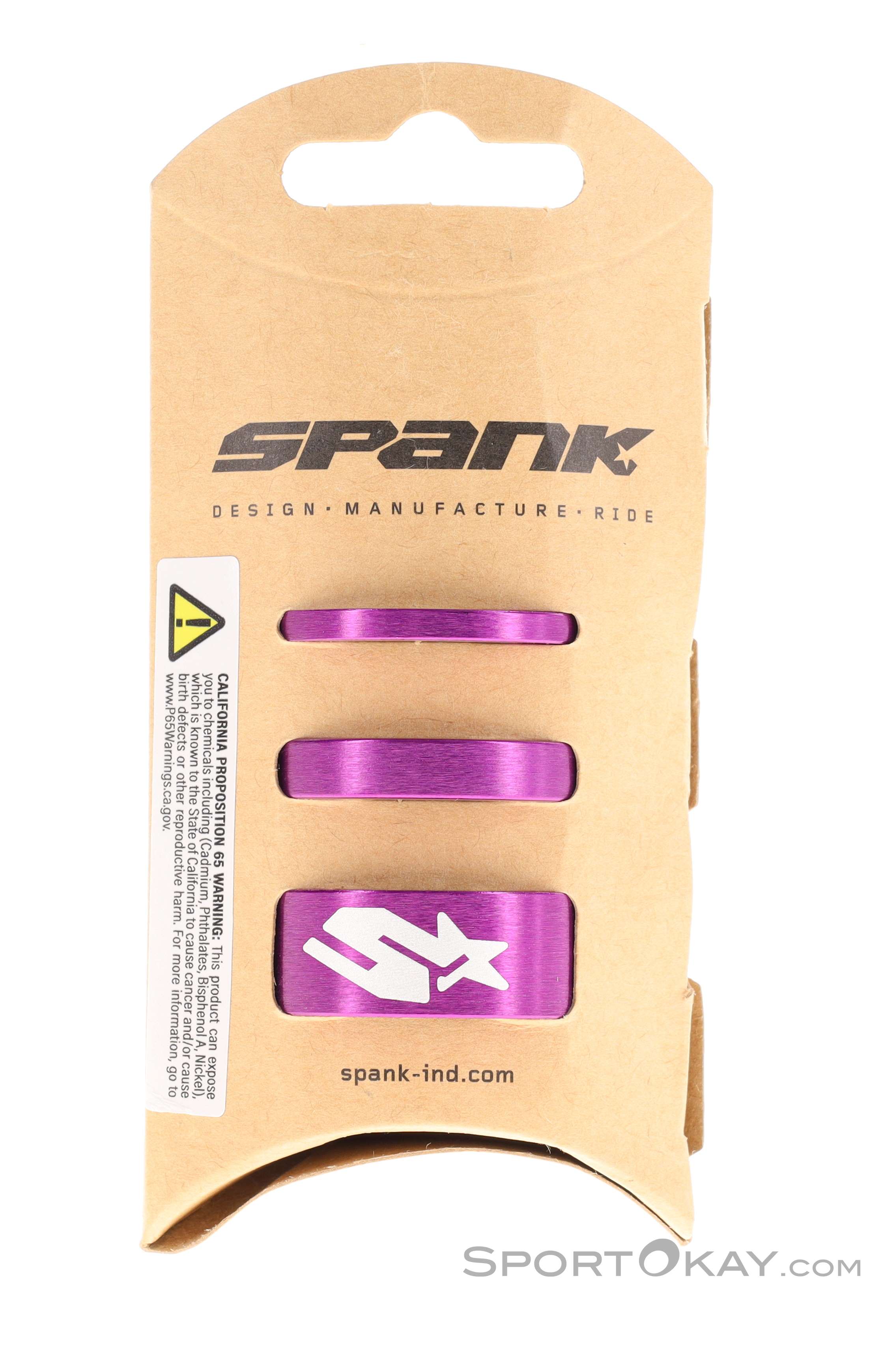 Spank Headset Spacer Kit Bike Zubehör, Spank, Lila, , Unisex, 0173-10063, 5638315333, 4717760764535, N1-01.jpg