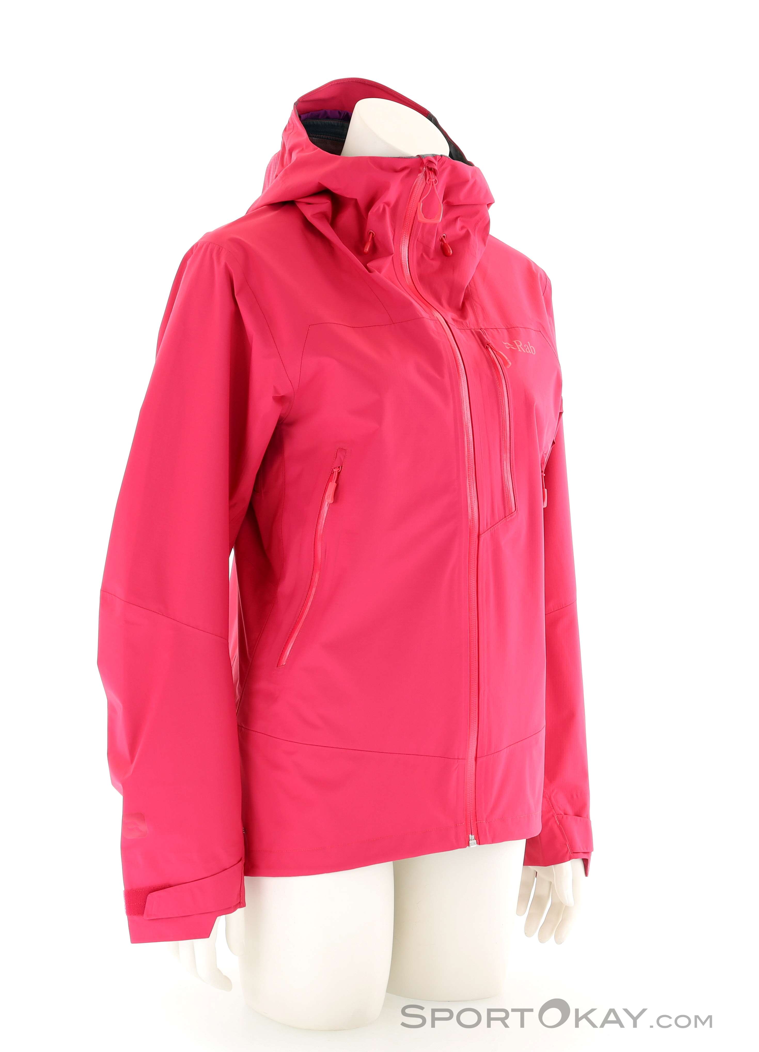 Rab Downpour Mountain HS Damen Outdoorjacke, Rab, Pink-Rosa, , Damen, 0474-10120, 5638343142, 5059913165929, N1-01.jpg