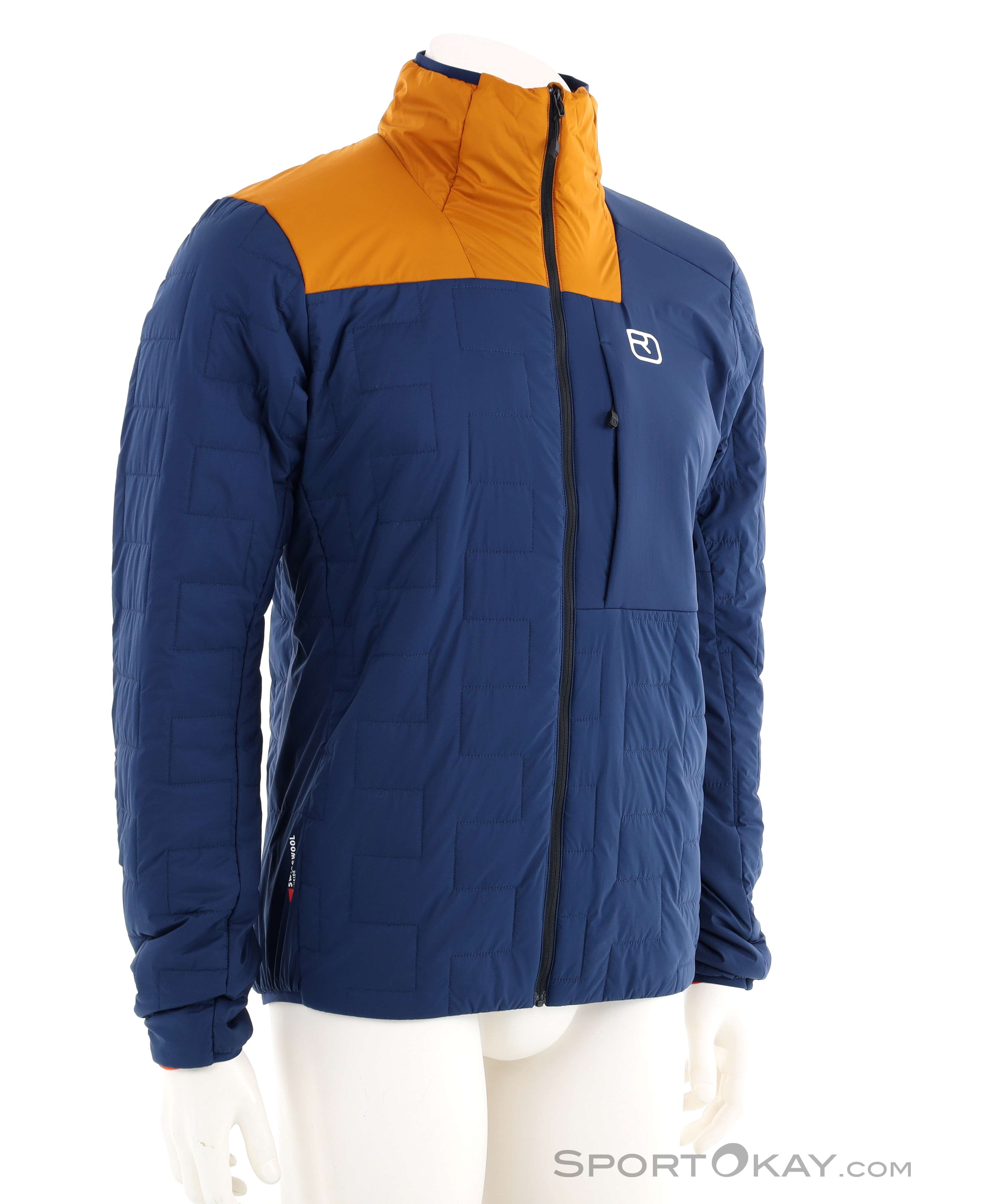 Ortovox Swisswool Piz Segnas Herren Isolationsjacke, Ortovox, Dunkel-Blau, , Herren, 0016-12366, 5638352492, 4251877760214, N1-01.jpg