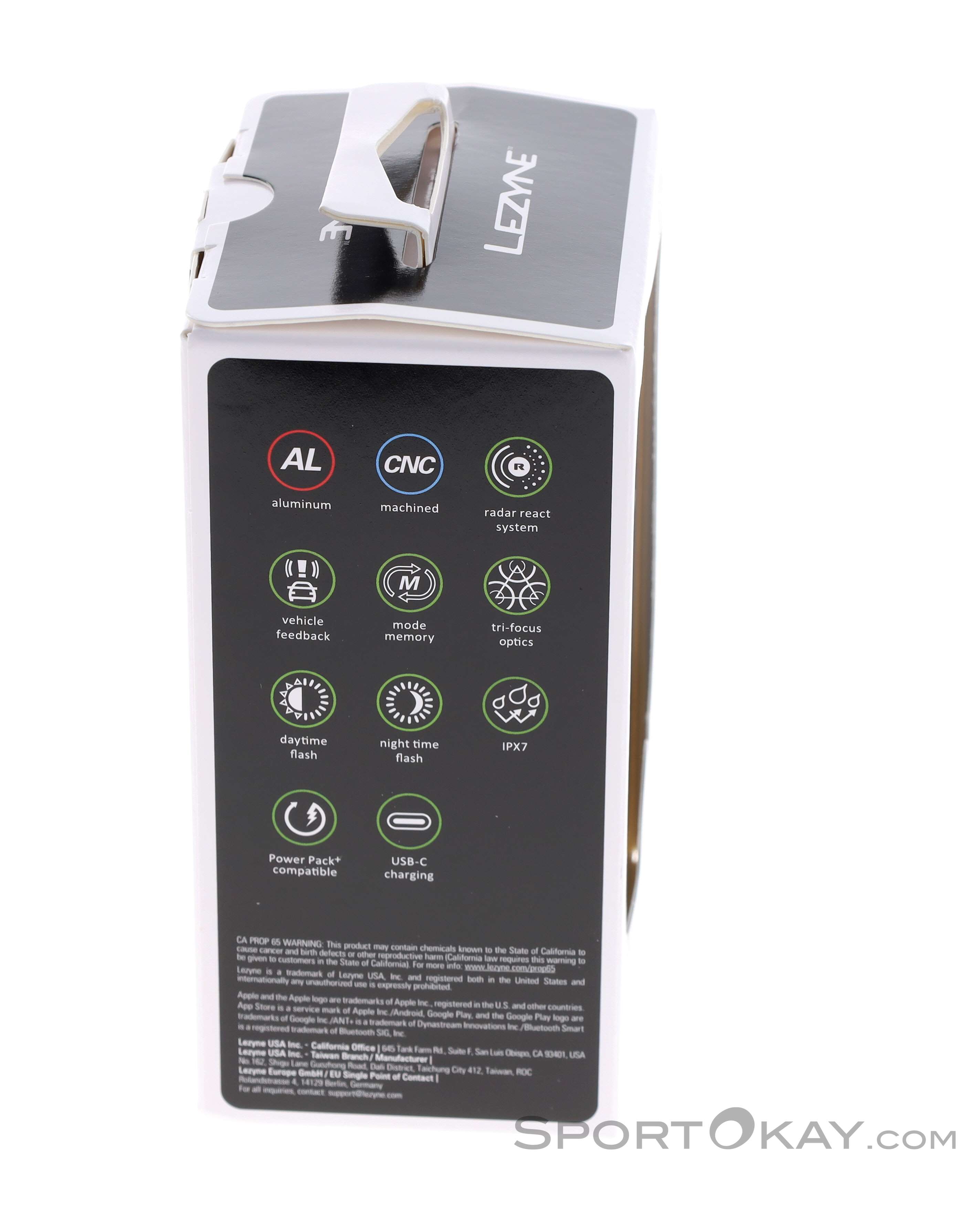 Kit Phare Avant & Feu Arrière Vélo Lezyne Radar React System - LED - Neuf Sous Emballage