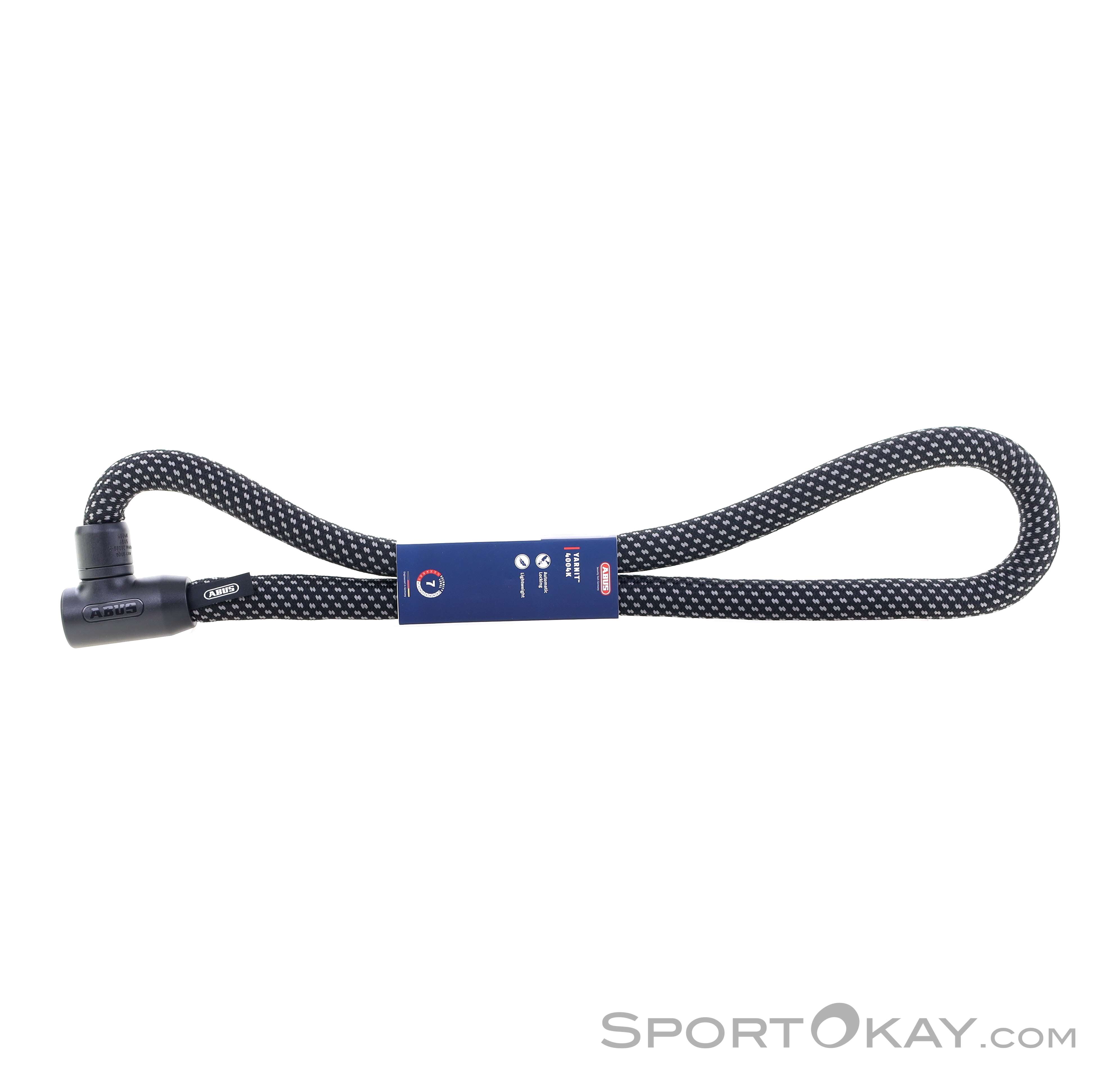 ABUS kettingslot YARNIT 4004K - lichtgewicht textielslot voor de beveiliging van fietsen en e-scooters - flexibel fietsslot met beveiligingsniveau 7 - lengte 110 cm, paars