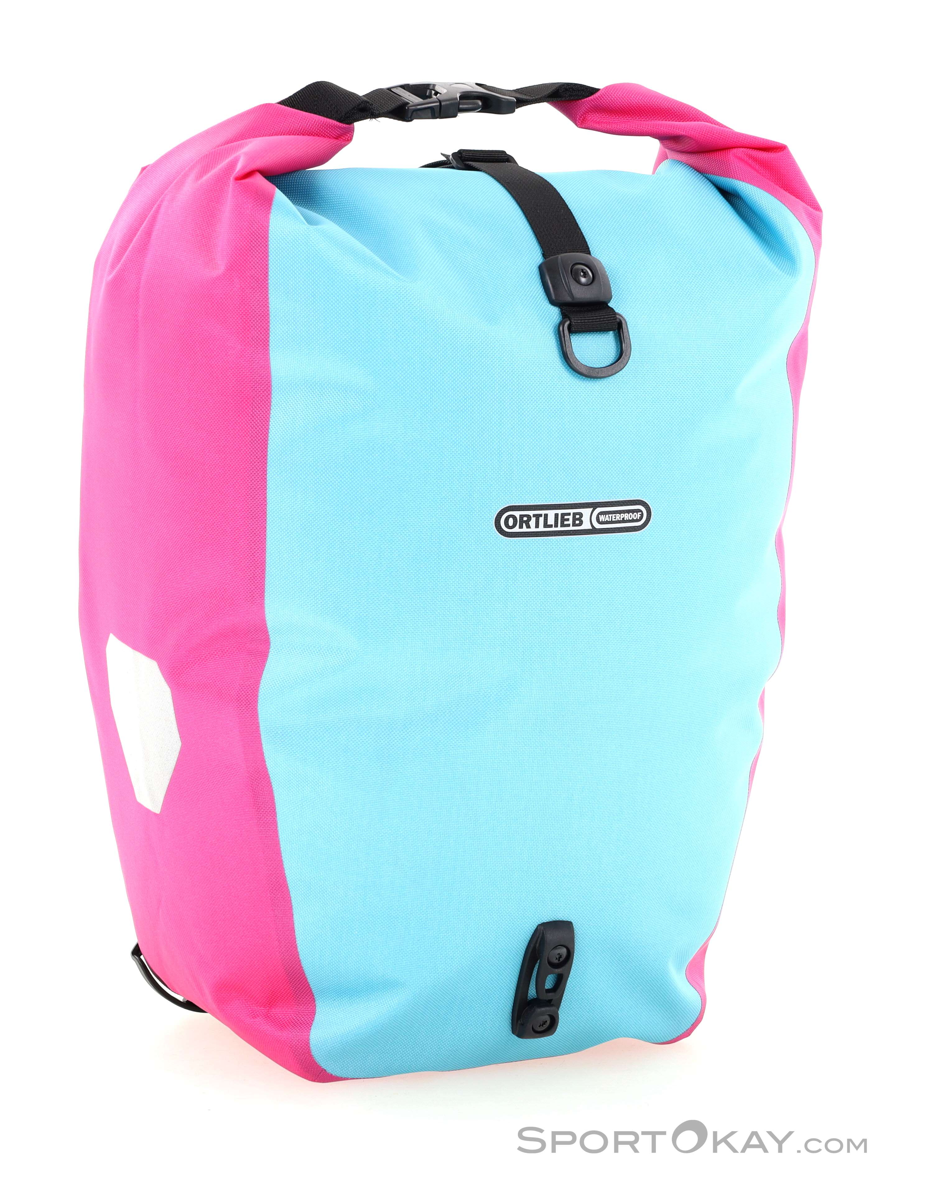 Ortlieb Back-Roller Classic QL2.1 – Paire De Sacoches Vélo 40L, Imperméables, Avec Fermeture Enroulée Et Réflecteurs – Noir