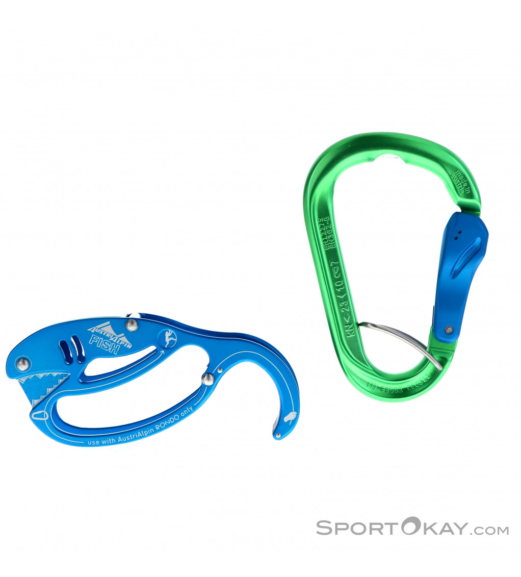 AustriAlpin Fish Sicherungsgerät Set Halbautomatisches Sicherungs