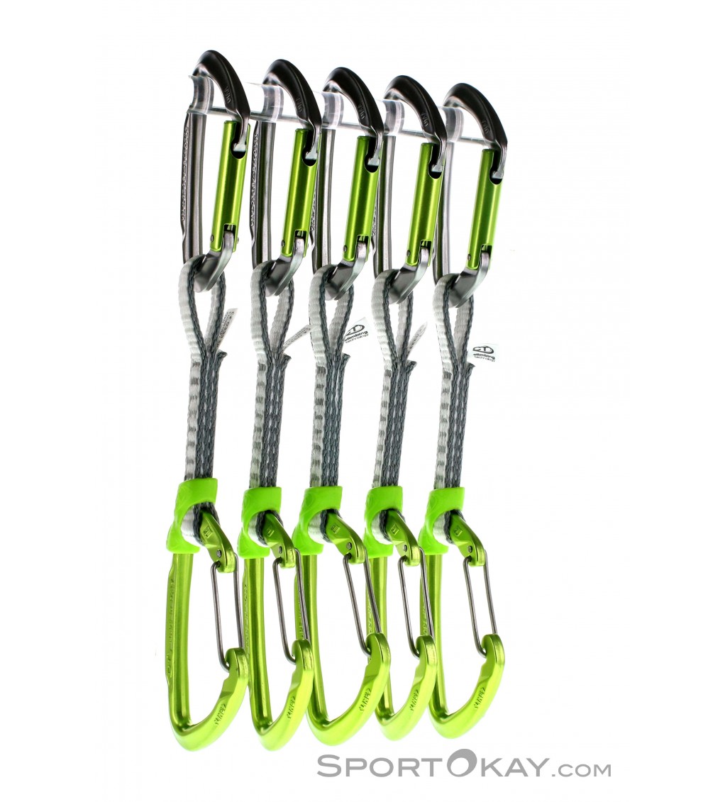 Climbing Technology Lime Mix Dy Set 5er Expressschlingen Set Express Set Express Sets Karabiner Schlingen Klettern Alle