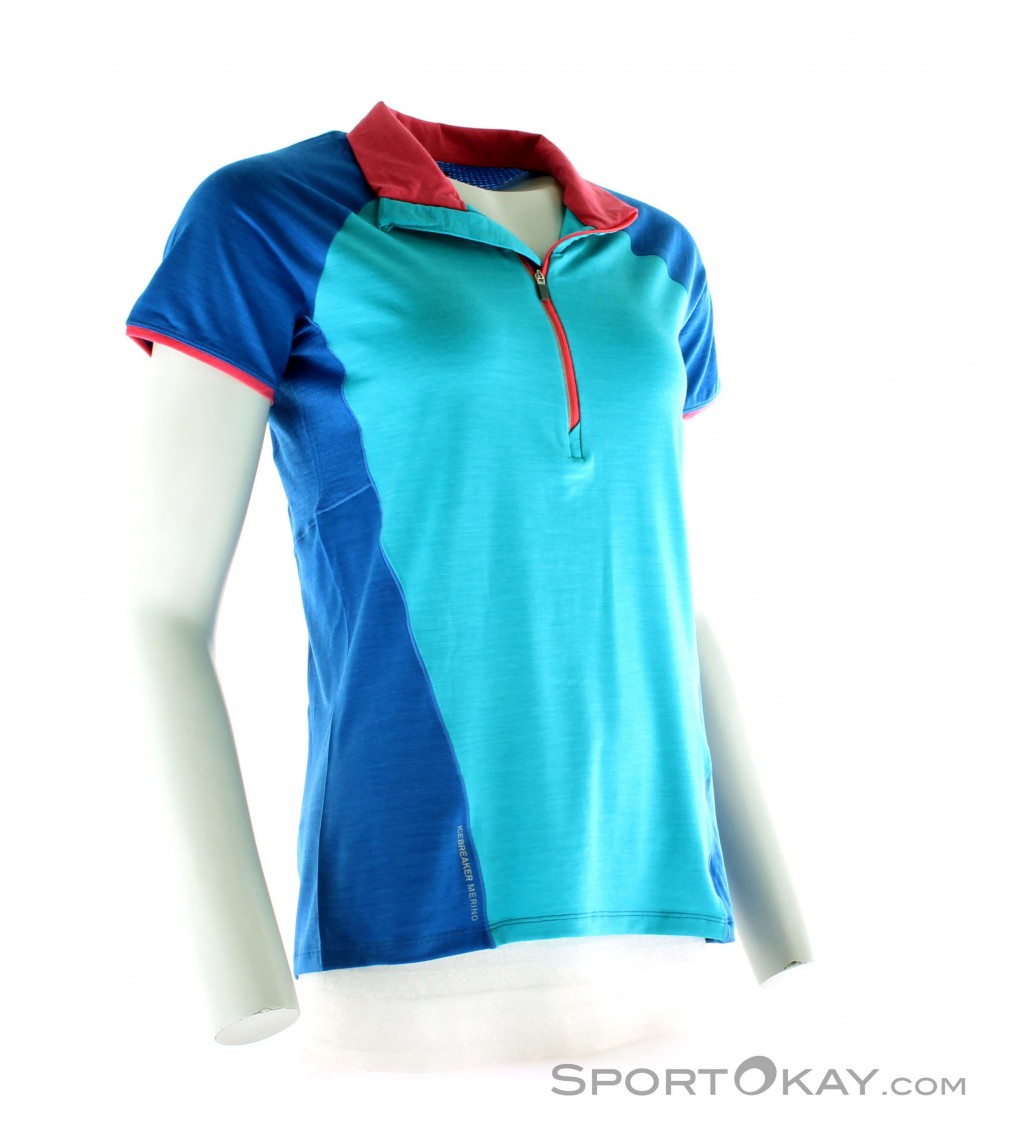 Icebreaker Spark Ss Half Zip Damen T Shirt Shirts Hemden Outdoorbekleidung Outdoor Alle