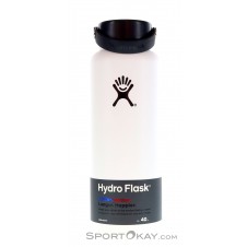 Hydro Flask 40oz Wide Mouth 1180ml Thermosflasche-Weiss-One Size