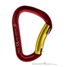 Grivel Lambda K7G Twingate Schnappkarabiner-Rot-One Size