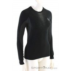 Odlo SUW Performance Warm L/S Damen Funktionsshirt-Schwarz-M