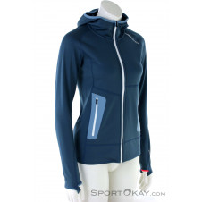 Ortovox Fleece Light Hoody Damen Sweater-Blau-S