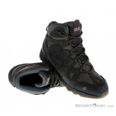 Jack Wolfskin Rocksand Texapore Mid Herren Wanderschuhe-Schwarz-7