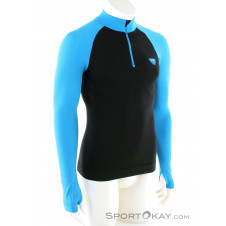 Dynafit Tour Dryarn Merino LS HZ Herren Funktionsshirt-Blau-S