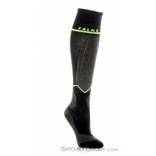 Falke SK Energizing Wool W4 Herren Skisocken-Schwarz-39-42