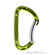 Edelrid Pure Bent Schnappkarabiner-Grün-One Size