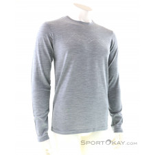 Ortovox 185 Merino Mountain LS Herren Funktionsshirt-Grau-M