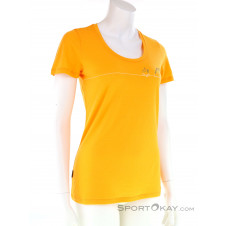 Icebreaker Tech Lite SS Scoop Damen T-Shirt-Gelb-S