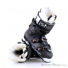 Salomon QST Custom Heat Damen Skischuhe-Schwarz-26,5