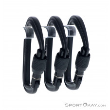 Black Diamond Hotforge Srewgate 3er Schraubkarabiner-Set-Schwarz-One Size