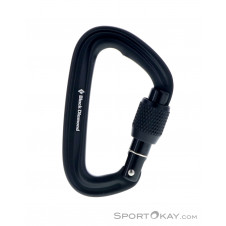 Black Diamond Liteforge Screwgate Schraubkarabiner-Schwarz-One Size