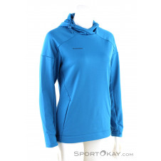 Mammut Runbold ML Hoody Damen Tourensweater-Blau-S