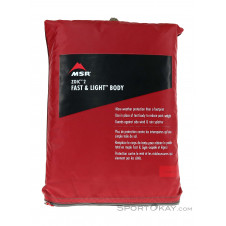 MSR Zoic 2 Fast&Light Body Zelt Zubehör-Rot-One Size