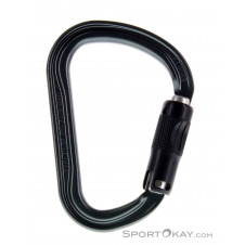 Petzl William Ball-Lock HMS-Karabiner-Grau