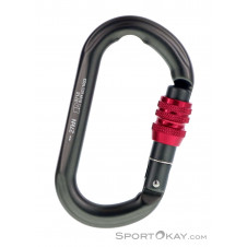 LACD Biner Oval Screw Schraubkarabiner-Grau-One Size