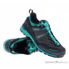 Mammut Alnasca Knit Low GTX Damen Zustiegsschuhe Gore-Tex-Türkis-4,5