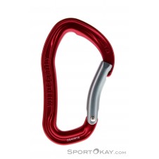 Wild Country Electron Bent Schnappkarabiner-Rot-One Size